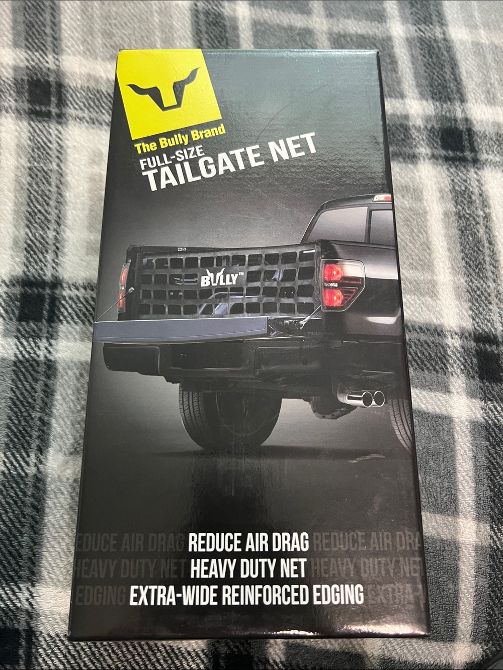 The Bully Brand Full-Size Tailgate Net - Black